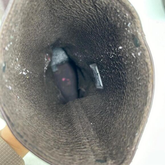 Nike Storm Warrior Rain Boots US 7.5 Brown Fleece Lined Lace-Up Boot - Picture 14 of 14